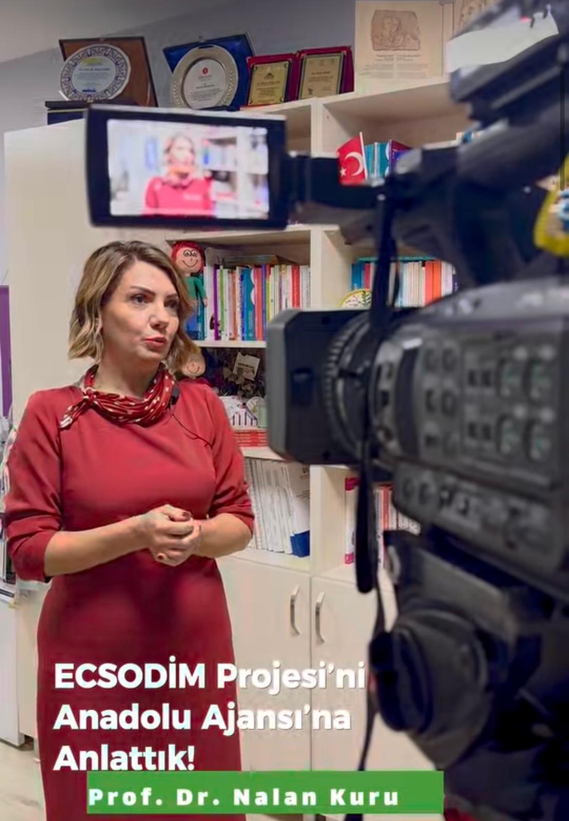 ECSODİM Anadolu Ajansı’nda!